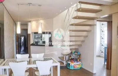 Cobertura com 2 dormitórios para alugar, 130 m² por r$ 6.830/mês - boa vista - são caetano do sul/s
