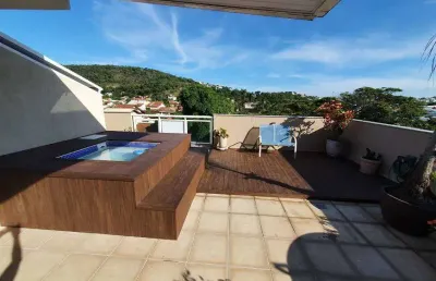 Cobertura duplex com 4 quartos alto padrão em piratininga - niterói - rj