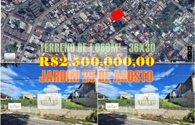 Terreno à venda em área nobre de duque de caxias - jardim 25 de agosto - rj