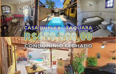 Casa em condomínio fechado com 3 quartos à venda na Estrada do Outeiro Santo, 440, Taquara, Rio de Janeiro
