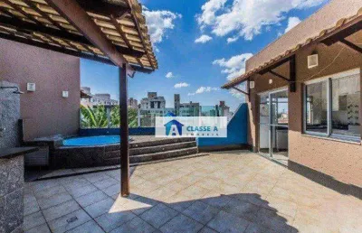Cobertura com 3 dormitórios à venda, 147 m² por r$ 600.000,00 - coração eucarístico - belo horizonte/mg