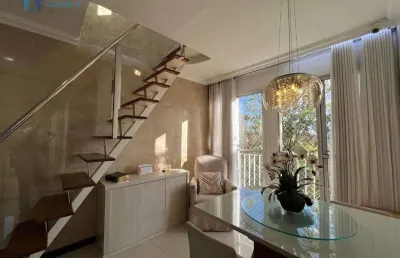 Classe a oferece esta cobertura com 3 dormitórios à venda, 140 m² por r$ 620.000 - joão pinheiro - belo horizonte/mg