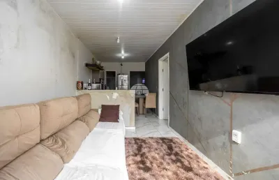 Casa com 1 quarto à venda na rua faveiro, 1057, eucaliptos, fazenda rio grande, 120 m2 por r$ 245.000