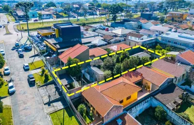 Terreno à venda na rua santa joana d'arc, 183, lindóia, curitiba, 576 m2 por r$ 860.000