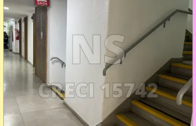 Agora é para fechar! sala comercial com box em frente à santa casa, ap 35m² , at 46m²