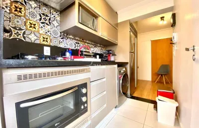 Kitnet / stúdio à venda na rua luzitana, 1647, bosque, campinas, 35 m2 por r$ 240.000