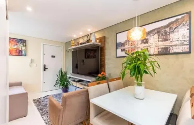 Apartamento para venda em são josé dos pinhais, são pedro, 2 dormitórios, 1 banheiro, 1 vaga