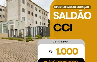 Apartamento para locação em colombo, guaraituba, 2 dormitórios, 1 banheiro, 1 vaga