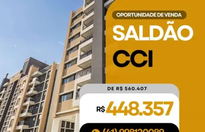 Apartamento para venda, bacacheri, 2 dormitórios, 1 suíte, 2 banheiros, 1 vaga