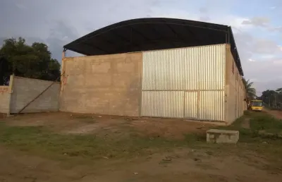 Galpão para venda em itaboraí, areal, 2 dormitórios, 1 banheiro, 1 vaga