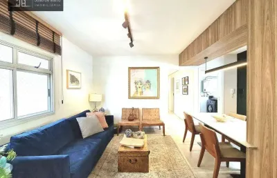 Apartamento reformadíssimo 2 suítes (master com closet) cozinha integrada à sala  1 vaga jardins