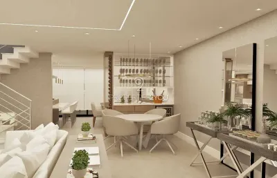 Casa com 3 quartos à venda na rua tobias de macedo júnior, santo inácio, curitiba, 256 m2 por r$ 1.833.000
