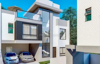 Casa em condomínio fechado com 3 quartos à venda na rua pedro nolasko pizzatto, mercês, curitiba, 225 m2 por r$ 1.572.000
