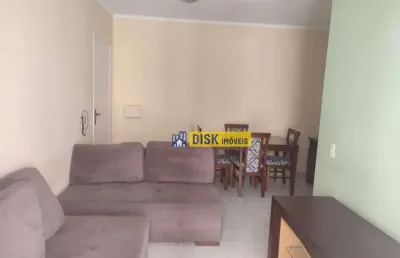 Apartamento mobiliado com 2 dormitórios e sacada – 55 m² – planalto, são bernardo do campo