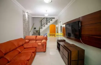 Sobrado com 3 dormitórios à venda, 210 m² por r$ 880.000,00 - jardim palermo - são bernardo do campo/sp
