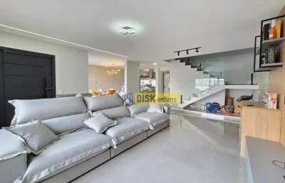 Sobrado alto padrão com 4 dormitórios, piscina e área gourmet – 280 m² – assunção – são bernardo do campo
