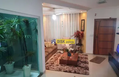 Sobrado com 3 dormitórios à venda, 195 m² por r$ 960.000,00 - jardim vera cruz - são bernardo do campo/sp