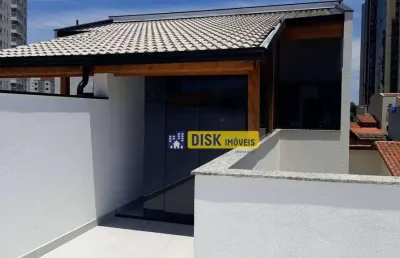 Cobertura com 2 dormitórios à venda, 118 m² por r$ 615.000,00 - jardim bela vista - santo andré/sp