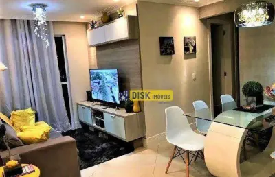 Apartamento com 3 dormitórios à venda, 59 m² por r$ 437.000,00 - parque erasmo assunção - santo andré/sp