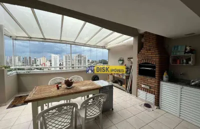 Cobertura com 3 dormitórios à venda, 167 m² por r$ 1.100.000,00 - jardim nova petrópolis - são bernardo do campo/sp