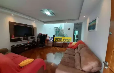 Sobrado com 3 dormitórios à venda, 162 m² por r$ 800.000,00 - vila floresta - santo andré/sp