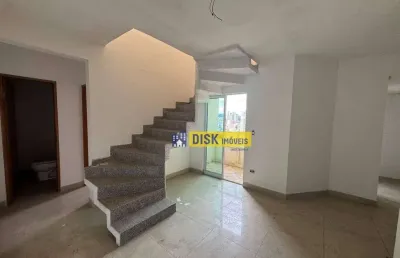 Cobertura com 2 dormitórios à venda, 100 m² por r$ 550.000,00 - vila santa terezinha - são bernardo do campo/sp