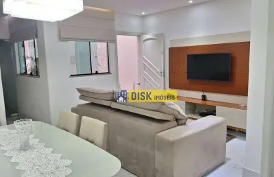 Sobrado com 3 dormitórios à venda, 200 m² - taboão - são bernardo do campo/sp