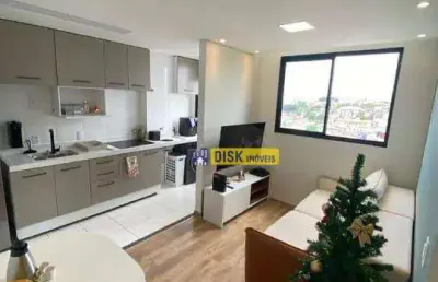 Apartamento com 2 dormitórios à venda, 39 m² por r$ 300.000,00 - santa maria - santo andré/sp