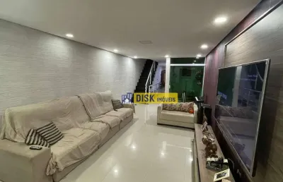 Sobrado com 3 dormitórios à venda, 250 m² por r$ 990.000,00 - vila assunção - santo andré/sp