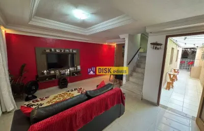Sobrado com 4 dormitórios à venda, 160 m² por r$ 650.000,00 - jardim calux - são bernardo do campo/sp