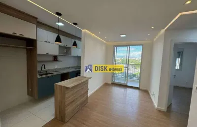 Apartamento com 2 dormitórios para alugar, 52 m² por r$ 3.950,00/mês - rudge ramos - são bernardo do campo/sp