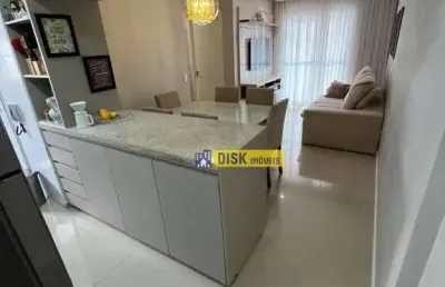 Apartamento com 2 dormitórios à venda, 58 m² por r$ 590.000 - vila gonçalves - são bernardo do campo/sp