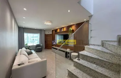 Sobrado com 3 dormitórios à venda, 198 m² por r$ 1.475.000,00 - demarchi - são bernardo do campo/sp