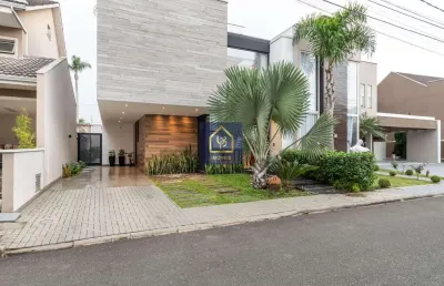 Sobrado triplex alto padrão com 4 dormitórios à venda. são 290 m² privativos por r$ 2.790.000 no bairro fazendinha em curitiba/pr