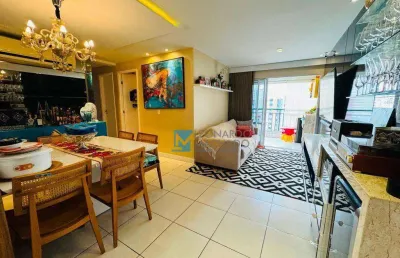 Apartamento com 2 dormitórios à venda, 68 m² por r$ 660.000,00 - cocó - fortaleza/ce
