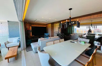 Apartamento com 4 dormitórios à venda, 177 m² por r$ 2.250.000,00 - guararapes - fortaleza/ce