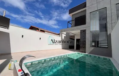 Sobrado moderno com piscina a venda em itanhaém, são paulo.