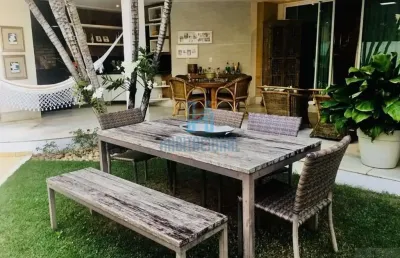 Casa em condomínio fechado com 4 quartos à venda na doutor múcio villar ribeiro dantas, 500, ponta negra, natal por r$ 3.600.000