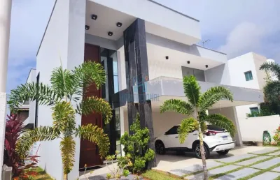 Casa em condomínio fechado com 5 quartos à venda na aurino vila, 401, emaús, parnamirim por r$ 1.780.000