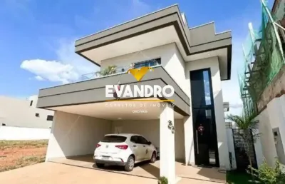 Casa em condomínio para venda em cuiabá, condomínio belvedere ii, 4 dormitórios, 2 suítes, 2 banheiros, 4 vagas