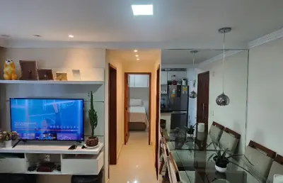 Lindo apartamento de 2 quartos no condomínio parque sun city em lauro de freitas