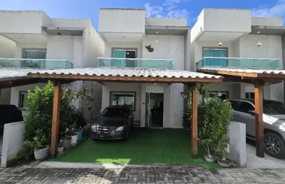 Casa duplex com 4 quartos, 2 suítes, 2 vagas - recreio ipitanga - lauro de freitas/ba.