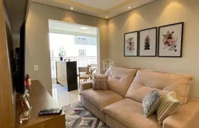 Apartamento com 2 dormitórios para alugar, 64 m² por r$ 5.266,00/mês - continental - osasco/sp