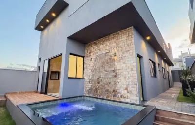 Casa em condomínio fechado com 3 quartos à venda no granja marileusa, uberlândia  por r$ 1.380.000