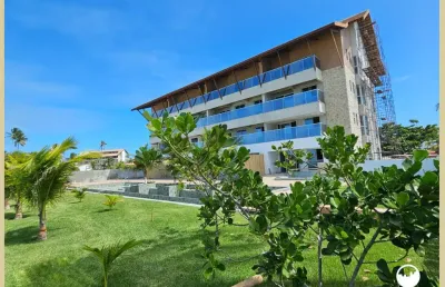 Apartamento para venda na beira mar de porto de galinhas, três quartos
