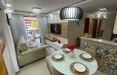 Apartamento mobiliado a venda no oka beach residence 02 quartos em muro alto- ipojuca pe