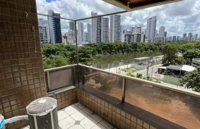 Apartamento à venda – edifício aquarius | 208m² | 4 quartos | vista para o rio capibaribe