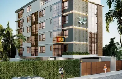 Apartamento com 2 dormitórios à venda - ponta de campina - cabedelo/pb
