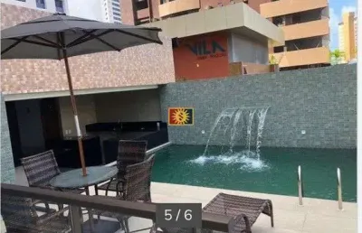 Apartamento com 3 dormitórios à venda por r$ 600.000 - tambaú - joão pessoa/pb