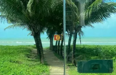 Apartamento para vender com 4 suítes na praia de ponta de campina